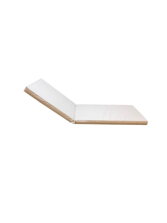 Tesias Group Pernă Waterproof Pentru Pat De Soare Cu Spătar Argintiu 60x195cm