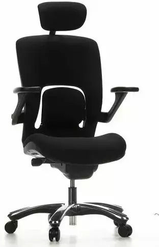 Hjh Оffice Vapor Lux Bürostuhl mit Einstellbaren Armen Schwarze
