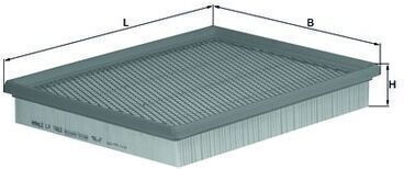 Mahle Air Filter Lx 1662