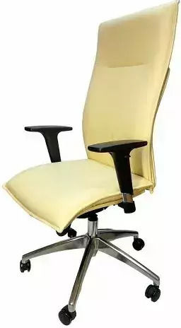 Hjh Оffice Καρέκλα Γραφείου με Ρυθμιζόμενα Μπράτσα Cream