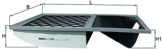 Mahle Air Filter Lx 3583