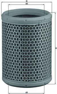 Mahle Air Filter Lx 130