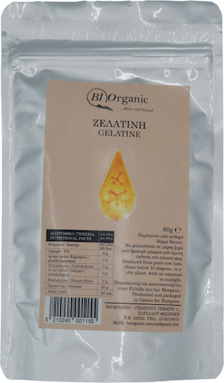 Biorganic Ζελατίνη Ή Κολλαγόνο Ζωικής Προέλευσης Βόειου 80gr