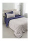 Vesta Home Lorena Baumwolle Bettbezug Set 170x240cm Einzelbett mit Kissenbezug Kaffee