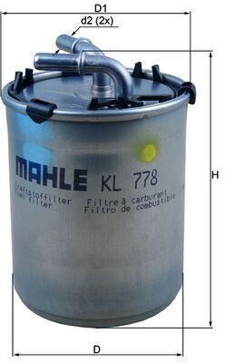 Filtru De Benzină Mahle Kl 778