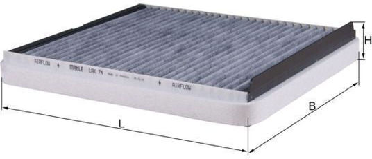 Filtru De Aer Pentru Habitaclu Mahle Lak 74