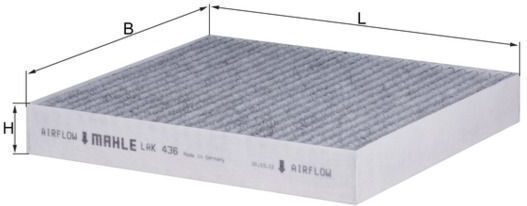 Cabin Air Filter Mahle Lak 436