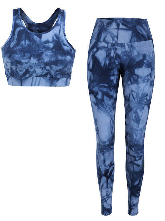 Set Women's Training Leggings Blue