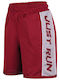 Damen Sportliche Bermuda burgunderrot