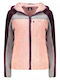 Fleece Damen Jacke Pink
