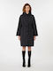 Women's Lifestyle Jacket Double Sided Waterproof for Winter Black