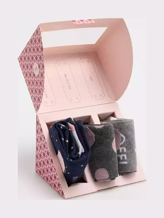 Ysabel Mora Damen Socken Gray 3Pack