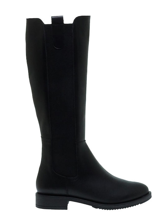 Mourtzi Leder Damenstiefel Schwarz