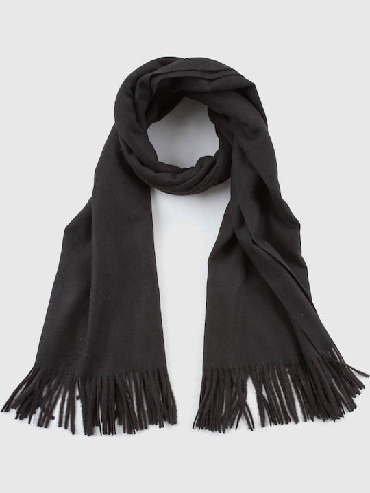 Verde Women's Wool Scarf Black