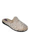 Winter Damen Hausschuhe Beige