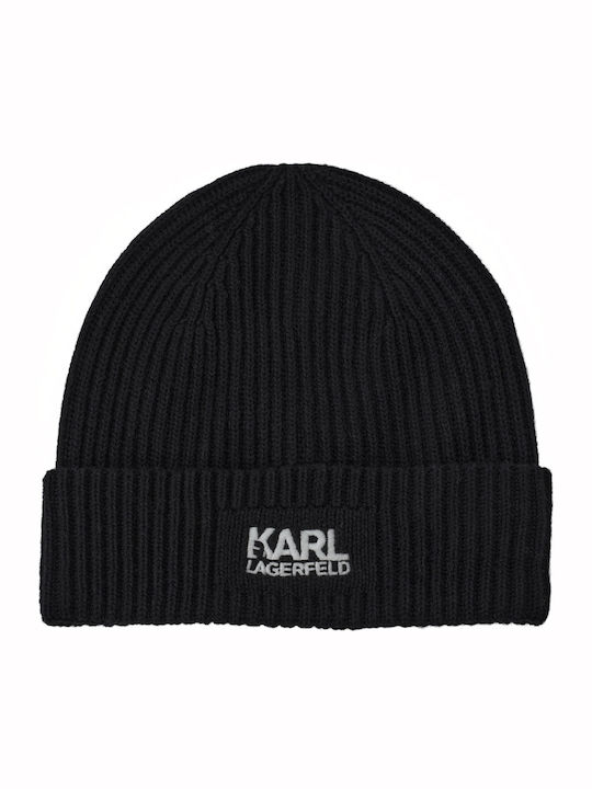Beanie Beanie Knitted in Black color