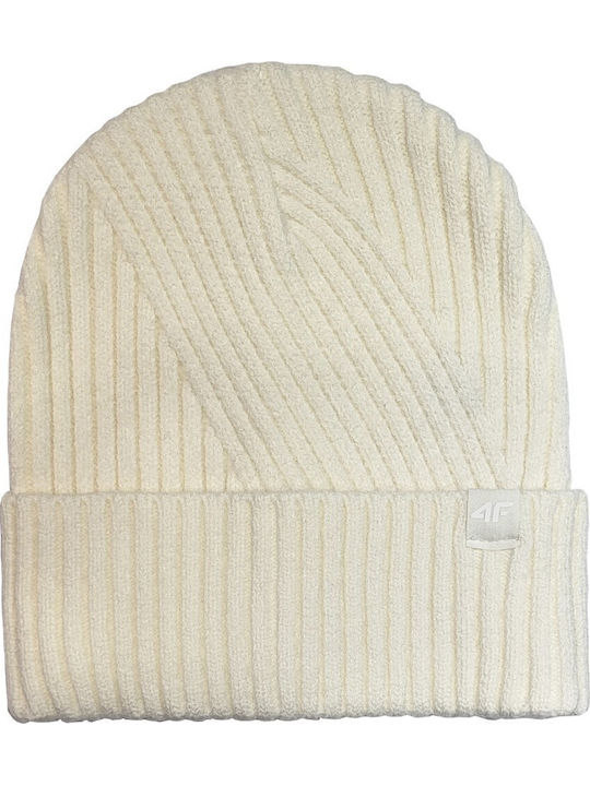 F569 Beanie Beanie Knitted in Beige color