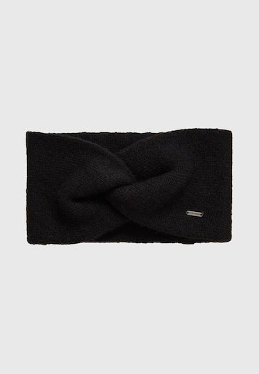 Headband Knitted in Black color