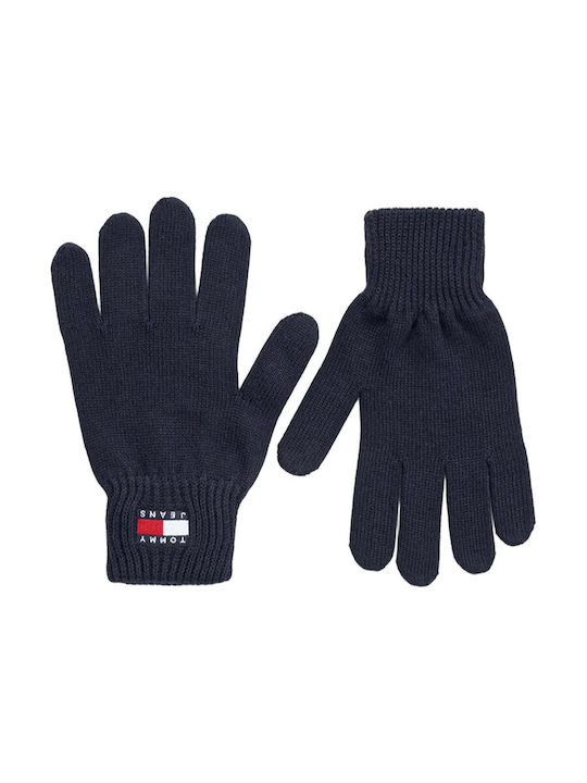 Tommy Hilfiger Blau Gestrickt Handschuhe