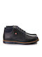 Navy Blue Men's Boots