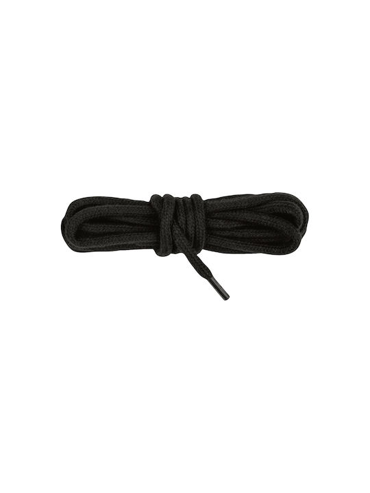 Bergal Trekking Cord Extra Thick Laces 90cm Black Width 5mm 90 Centimeters Black Hiking Shoelaces Round Very Thick