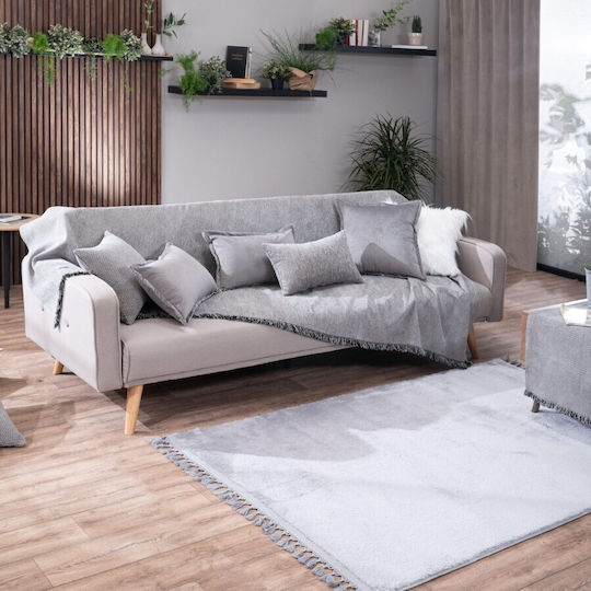Teoran Utah Four-Seater Sofa Throw Chenille 180x350cm