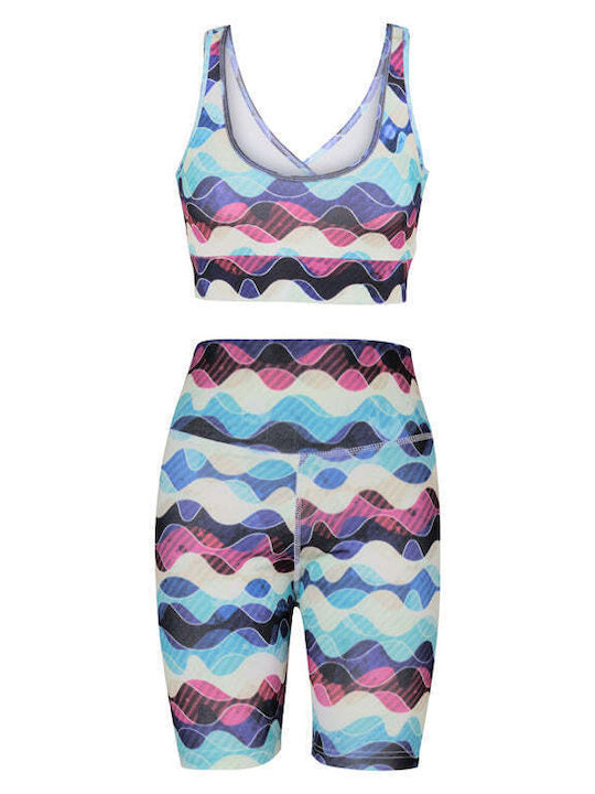 Set Women's Training Leggings Sea Blue
