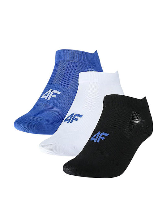 4F Functional Αθλητικές Κάλτσες Πολύχρωμες 3 Ζεύγη