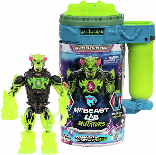Giochi Preziosi Mr Beast Lab Mutators Atomic Earth Panther Pentru 5+ Ani 26 Cm