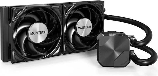 Montech HyperFlow Silent 240 Охлаждане AIO CPU с 2 Вентилатора 120mm