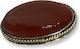 Carneol Cappuccino Ovale 37x25mm
