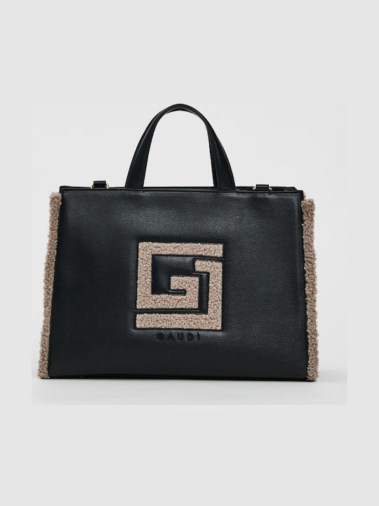 Geantă de damă Shopper De umăr Neagră