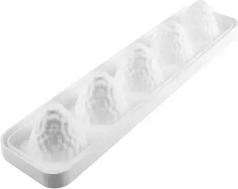 Silikomart Mora & Lampion Formă de Patiserie din Silicon 3x3x6.7buc 1buc