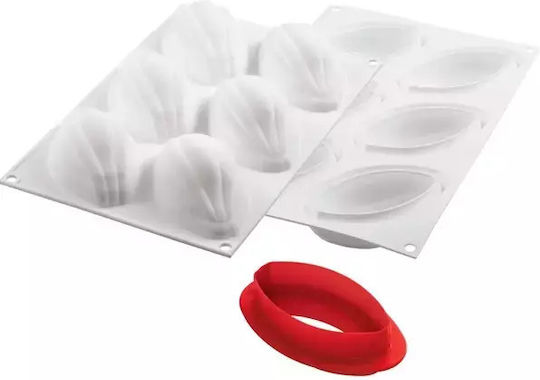 Silikomart Bakeware Tin Silicone 6 Sockets 3x3x4.2cm