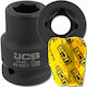 JCB Nuss Pneumatisch mit Vierkant-Antrieb 3/4" Durchmesser 3/4" / 17 1Stück