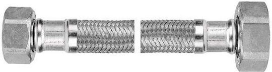 Ferro Flexible Connection Hose Flexible Connection Mesh Stainless Steel Thread 1/2" X 3/8" 20cm Pws811