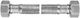 Ferro Flexible Connection Hose Flexible Connection Mesh Stainless Steel Nut-Nut 3/8" 40cm Pws92