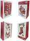 Designs Paper Christmas Bag for Gift Multicolored 40x31cm. 12pcs