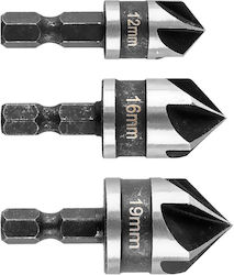 Graphite Σετ 3 Τρυπάνια με Εξάγωνο Στέλεχος Graphite Σετ 3 Τρυπάνια με Εξάγωνο Στέλεχος