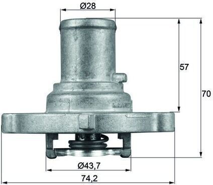 Termostat Lichid de Răcire Mahle Ti 122 87d