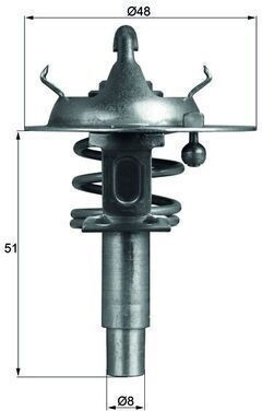 Termostat Lichid de Răcire Mahle Tx 106 90d