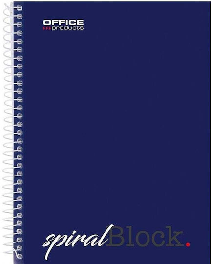 Office Products Σημειωματάριο A5 80 Φύλλων Μπλε