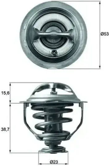 Termostat Lichid de Răcire Mahle Tx 117 95d