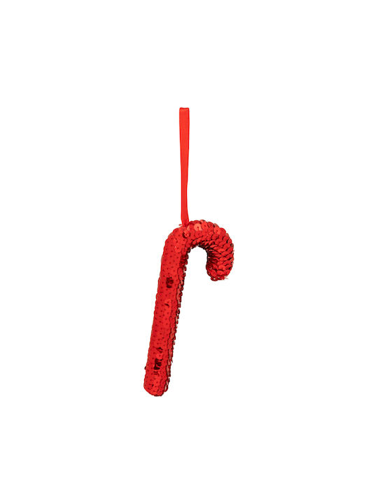 Ornament suspendat Candy Plastic Roșu 5x14.5buc