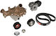 Water Pump + Gates Kp26pk1670 Ribbed Transmission Belt Set