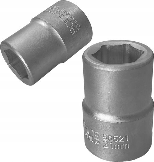 Rockforce Καρυδάκι Εξάγωνο με Καρέ Υποδοχής 3/4" Διάμετρος 21 / 3/4"