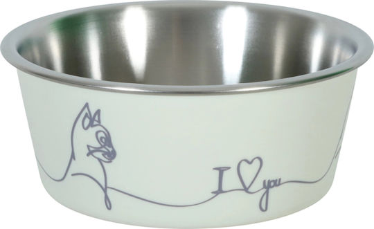 Zolux Zolux Anti-Rutsch-Schale Für Katzen Love Beiges 400ml