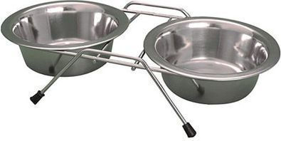 Metallic Food and Water Bowl for Dog and Cat 16cm