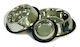 Metallic Food and Water Bowl for Dog and Cat 900ml 18cm