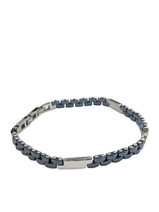 Visetti Ανδρικό Βραχιόλι από Ατσάλι 23cm